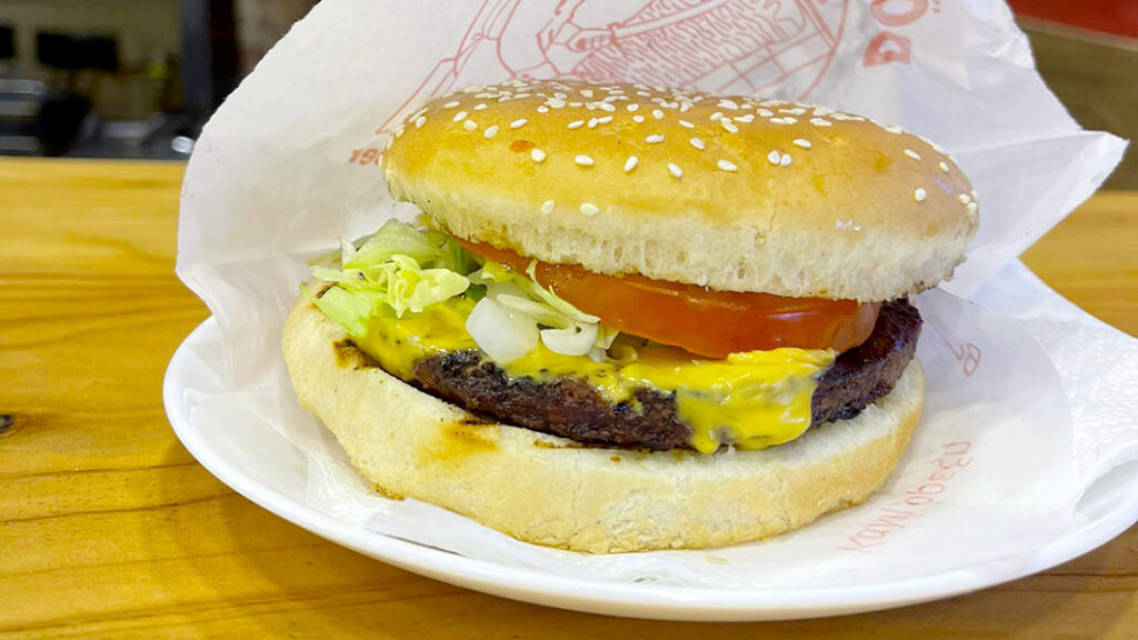 Hamburger di manzo alla griglia